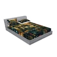 thumbnail image 2 of Ambesonne Landscape Fitted Sheet & Pillow Sham Set, Metropolitan Colorful, Queen, Multicolor, 2 of 2