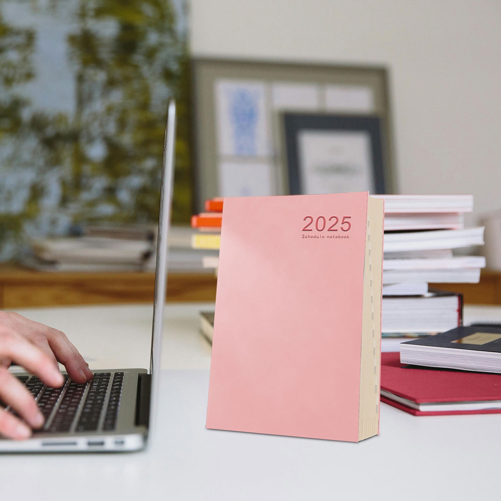 Weekly Planner Notebook Hardcover Calendar Planner With Monthly Tab 80Gsm Thick Paper Daily Planner 365-Day Office Plan