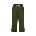 thumbnail image 7 of yillto Mens Capri Pants Sweatpants Elastic Waist Loose Capris Casual Fashion Athletic Pant with Pockets, 7 of 7