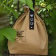 thumbnail image 3 of Xinwanna Bento Bag Adjustable Wide Opening Canvas Drawstring Design Lunch Handbag Picnic Accessories (Yellow), 3 of 13