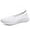 A/White, variant on Women's Slip on Loafer Shoes - Mesh Casual Ballet Flat Nurse Walking Sneakers Knit Round Toe Memory Foam Casual Shoes
