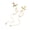 Gold, variant on Phoenixes Brooch Long FringeAn1ma1Bird Pin Elegant Jewelry Accessory for Women
