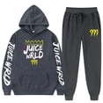 thumbnail image 5 of Nuevo rapero Juice Wrld mismo estilo sudadera traje suelto para hombres y mujeres Sudadera con capucha + pantalones de chándal, 5 of 5