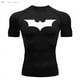 thumbnail image 2 of Batman Camisa De Compresión Hombres Verano Manga Corta Camiseta Fitness Running Secado Rápido Top Crossfit Gimnasio Entrenamiento Negro Ropa, 2 of 4