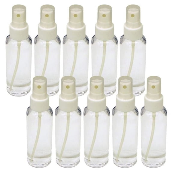 Kingdom Empty 100ml Spray Bottles for Liquid or Gel (Pack of 10)