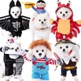 thumbnail image 2 of 1 pieza de disfraz de Halloween con forma de daga para mascotas, disfraz divertido para festival, con cuchillo para perro, vestido de pie para gato, disfraz para mascota, 2 of 5