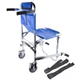 thumbnail image 3 of Low Noise Aluminum Elderly Climbing Stair Chair Evacuation Transport Wheelchair with Brake Two Wheels Blue, 3 of 8