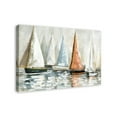 thumbnail image 2 of Creative Products Muted Sailboats On Water 36 x 24 Canvas Wall Art, 2 of 5