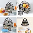 thumbnail image 5 of Yuyamidu Camo Soccer Duck 4Pcs School Backpack Set, 17-Inch Large Capacity Bookbag with Lunch Bag, Pencil Case & Bottle Sleeve for Boys Girls, 5 of 7