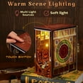 thumbnail image 4 of Kit de rincón para libros DIY CCCDF Roaring Twenties Speakeasy con LED, 4 of 6