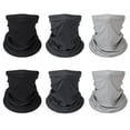 thumbnail image 2 of Vetpw 6 Pack Summer UV Protection Cooling Neck Gaiter Face Clothing Neck Gaiter Mask Scarf Sunscreen Breathable Bandana for Women Men, 2 of 9
