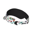 thumbnail image 2 of Balery Dinosaur on Excavator2 Sport Wear Athletic Visor Sun Sports Visor Hat Visor Adjustable Cap for Women and Men (One Size), 2 of 8