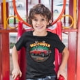 thumbnail image 3 of Tee Hunt Mo-Power Fo Sure! Youth T-Shirt American Muscle Car Racing Route 66 Kids, 3 of 5