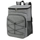 thumbnail image 1 of Mochila térmica aislada Bolsa térmica para la playa Bolsa térmica de gran capacidad Mochila térmica para el almuerzo Bolsa térmica para viajes Camping Gris Sunnimix Bolsas hieleras, 1 of 8