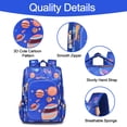 thumbnail image 3 of Sanmadrola Kids Backpack for Boys&Girls Bookbags Preschool Backpack Toddler Daycare School Bag Elementary Kindergarten Lightweight Waterproof Travel Bag with Padded Straps, Planet, 3 of 6