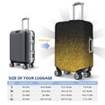 thumbnail image 6 of Xecao Gold Glitter Gradient print Elastic Luggage Cover, with double-sided print , is perfect for travel, business, and daily use, 6 of 9