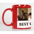 thumbnail image 4 of Printtoo PersonalizedPhotoCollage CoffeeMugBest Grandpa Ever Custom Picture Ceramic CupDishwasher & Microwave Safe- 11 Oz -Red, 4 of 6