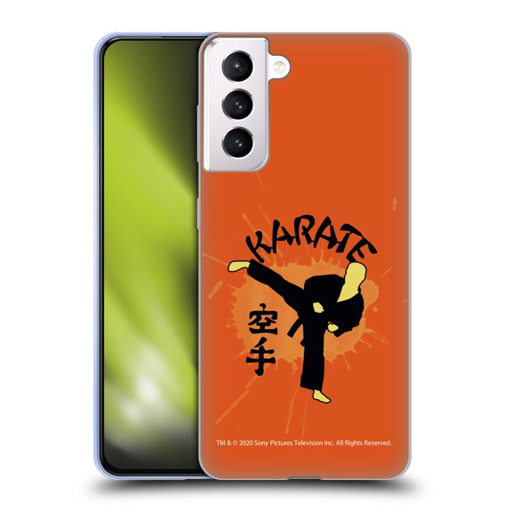 Head Case Designs Officially Licensed Cobra Kai Graphics 2 Karate Logo Soft Gel Case Compatible with Samsung Galaxy S21 5G