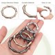 thumbnail image 3 of Uxcell 8 Pcs Clip de Resorte de 1.6 Pulgadas Hebillas de Metal en Forma de Bambú para Llaveros, Bolsas, Carteras, Manualidades DIY, Accesorios, Decoraciones, Dorado, 3 of 5