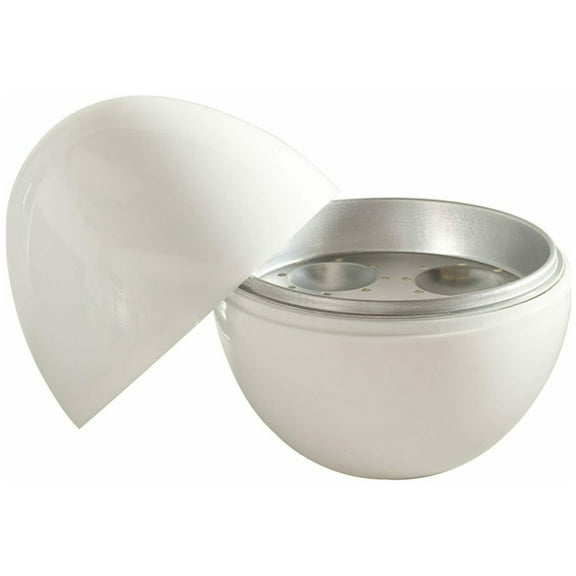 Microwave Egg Cooker Portable Steamer Boiler Rv Accessories Kitchen Cooking Tools Camper Van Mini White Travel Lovers