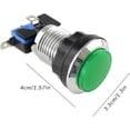 thumbnail image 4 of Arcade LED Illuminated Push Button Green, Light-Up Push Button with Built-In Bracket for Arcade Machines and Gaming Consoles, 4 of 5