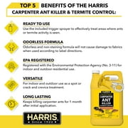 Harris Carpenter Ant Killer & Termite Control 1 Gallon with Trigger Sprayer