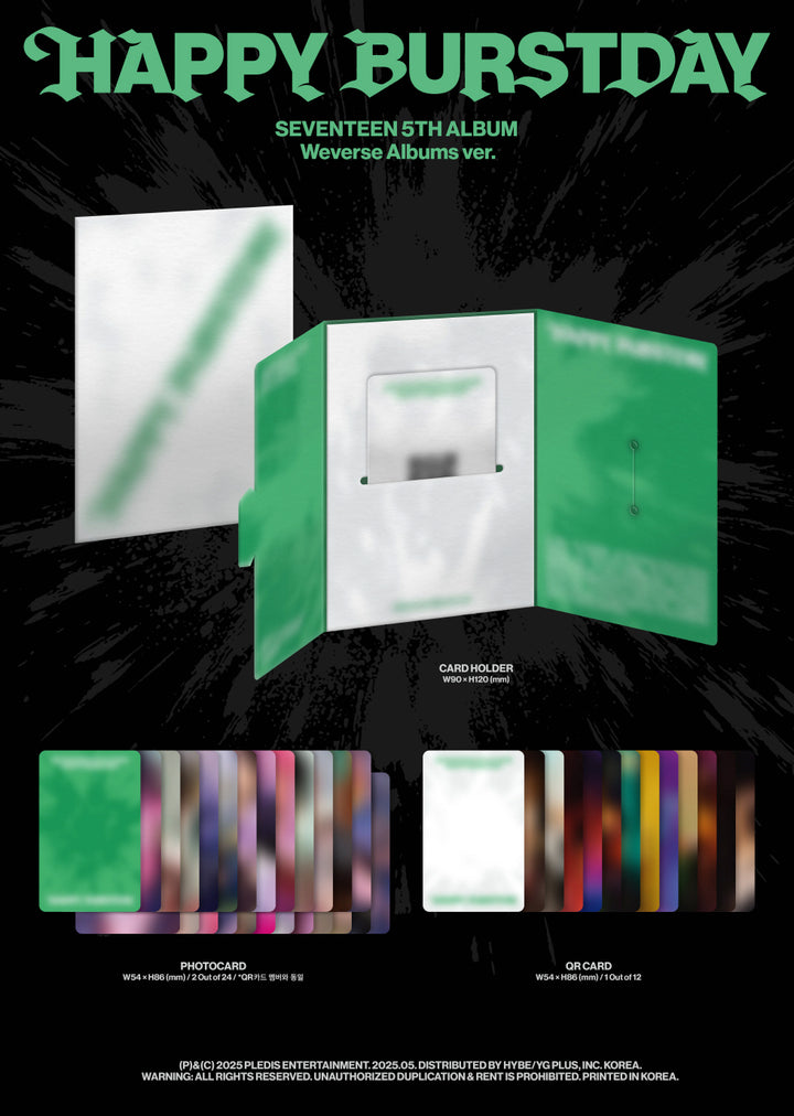 SEVENTEEN - [HAPPY BURSTDAY] 5th Album NEW BURSTDAY Version