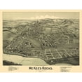 thumbnail image 3 of Fowler 18x15 Black Modern Framed Museum Art Print Titled - McKees Rocks Pennsylvania - Fowler 1901, 3 of 5