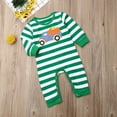 thumbnail image 3 of Christmas Newborn Baby Girls Boys Rompers Outfits Striped Toddler Cotton Clothes Long Sleeve Jumpsuits, 3 of 10