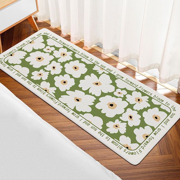Alfombra para el hogar, alfombra para el suelo de la puerta, alfombra antideslizante para el pie, manta para la mesita de noche del dormitorio, sala de estar, sofá, mesa de café, alfombra para el