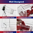 thumbnail image 4 of Oiduwi Acrylic Raffle Drum, Clear Raffle Ticket Drum Spinner Cage, Transparent Raffle Ticket Box for Lottery Games, Bingo, Raffle Balls, 4 of 8