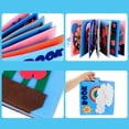 thumbnail image 3 of Libro tranquilo, libro ocupado Montessori Libro ocupado para niños pequeños, juguetes educativos Tablero de actividades sensoriales Libros para bebés con 12 temas Aprendizaje de habilidades para la, 3 of 7