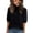 BK41_Black, variant on Womens Half Sleeve Sweater Mock Neck Summer Casual Basic Knit Pullover Tops Dress Loose Fit Shirts Saffron M,M,BK41_Earthy Yellow