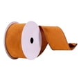 thumbnail image 2 of Vickerman Q214883 2.5 in. x 10 Yards Camel Faux Suede Ribbon, 2 of 4