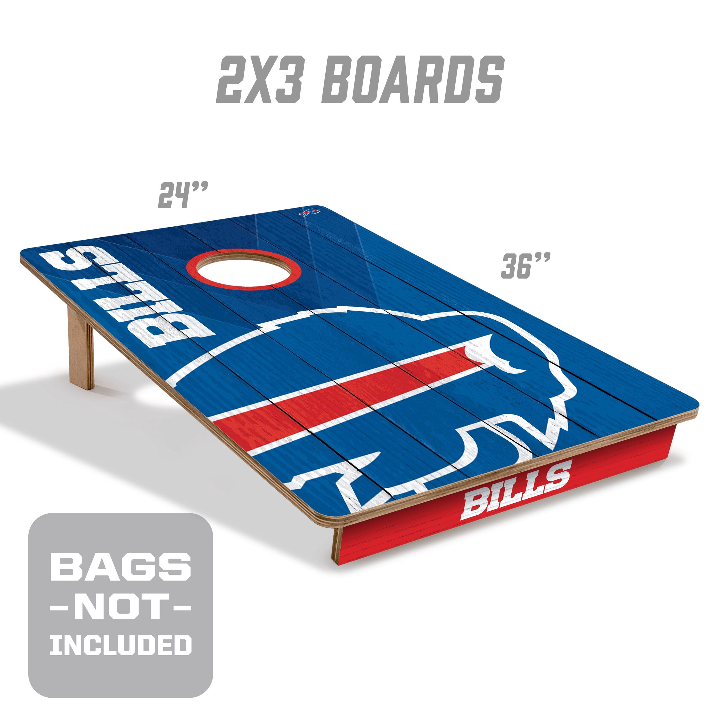 YouTheFan NFL Buffalo Bills 2' x 3' Cornhole Game No Bags