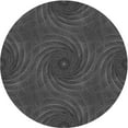 thumbnail image 1 of Ahgly Tapis d'Intérieur Lavable en Machine Carré Gris Fumé, 3 Pieds Carré, 1 of 7