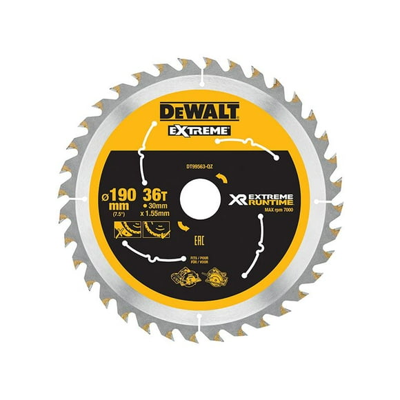 DEWALT - XR FlexVolt Circular Saw Blade 190 x 30mm x 36T