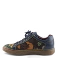 thumbnail image 3 of Spring Step L'Artiste Danli-Fab Fashion Sneakers – Premium Leather with Tapestry Print Upper - Lace Up Zipper Closure, Removable Insole, Flat Platform Sole, 3 of 9