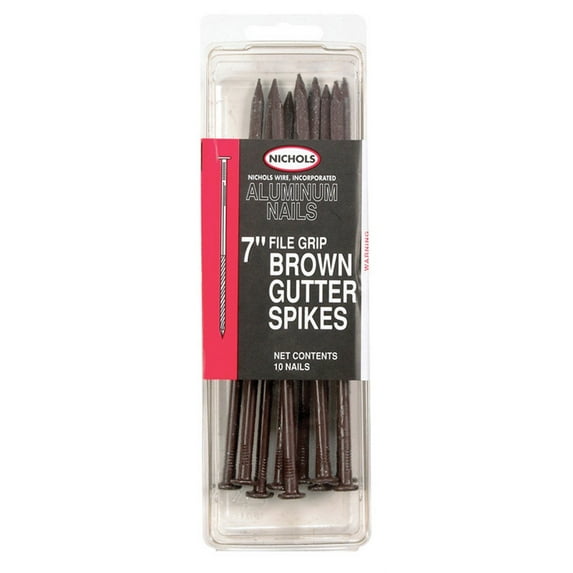 Nichols Wire Spike Aluminum Nail File Grip Shank Oval