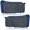 Blue, variant on Maverick X3 Accessories Rear Door Bags For 2017 2018 2019 2020 2021 UTV Can Am Max Turbo R Passenger and Driver Side Storage Bag