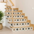 thumbnail image 5 of Mi Alma Star Shaped Brown Tile Stickers - Removable Vinyl 4x4, 24 pcs, 5 of 10