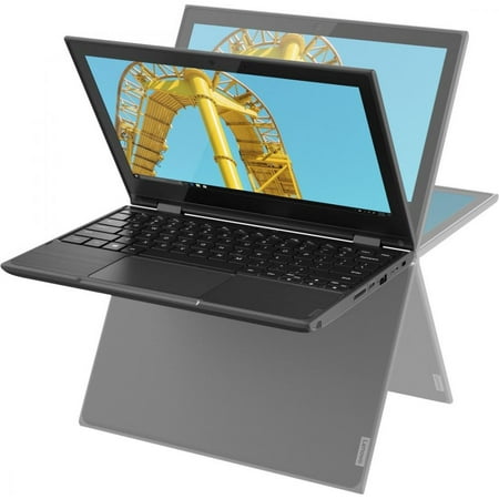 Lenovo 300e Windows 2nd Gen 11.6" Touchscreen 2-in-1 Laptop, Intel Celeron N4120, 128GB SSD, Windows 10 Pro Education, 81M9007WUS