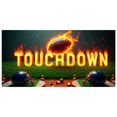 thumbnail image 1 of Football Themed Background Banner with Flaming Football Helmets and Touchdown Text, for Sports Parties Tailgating Events Fan Gatherings Decorations Backdrops, 1 of 4