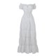 thumbnail image 1 of Vestido largo Medieval renacentista para Halloween, traje elegante con hombros descubiertos bohemio, cintura abombada, Retro, fiesta de Carnaval, 1 of 5