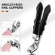 thumbnail image 3 of Professional Nail Cutter Stainless Steel Nail Clippers Toenail Fingernail Manicure Trimmer Toenail Clippers for Thick Nails, 3 of 5