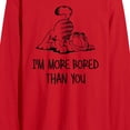 thumbnail image 2 of Garfield - More Bored Than You - Men's Long Sleeve T-Shirt, 2 of 4