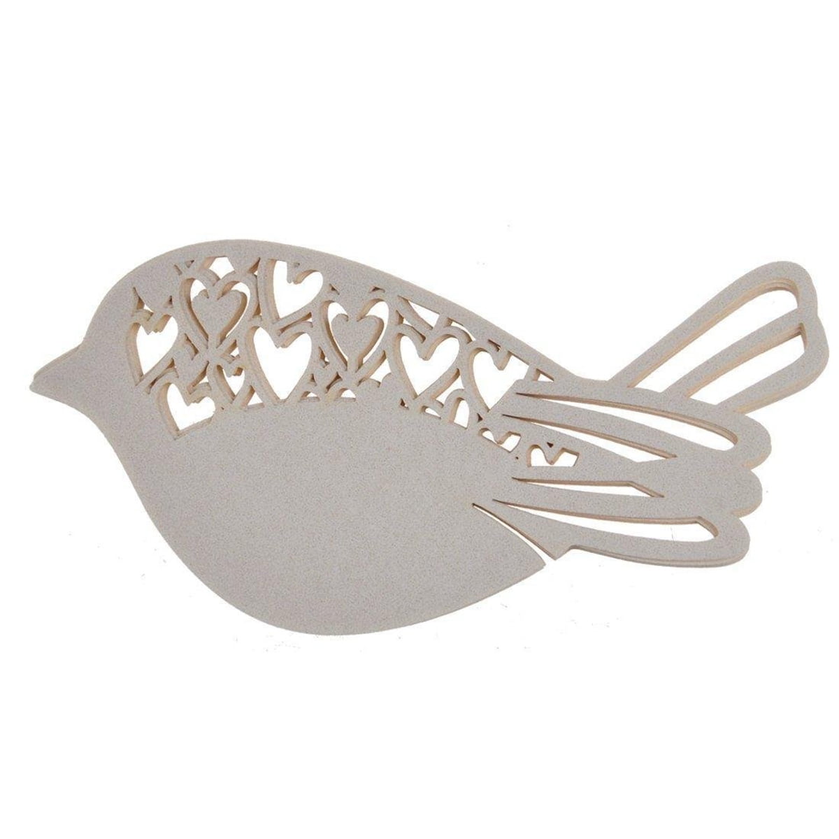 Ivory Bird Shaped Laser Cut Table Name Place Cards Wedding Party Favor Decor 