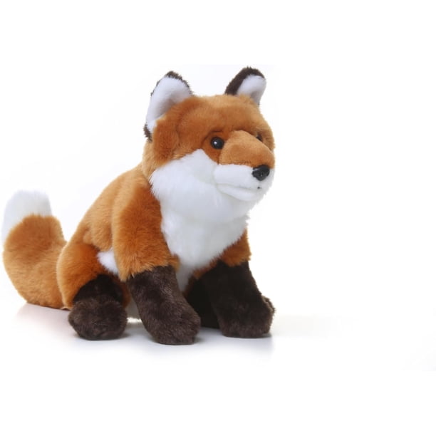 TAMMYFLYFLY - Juguete de peluche de zorro rojo de 11 pulgadas, juguete suave de zorro naranja, muñeca de peluche
