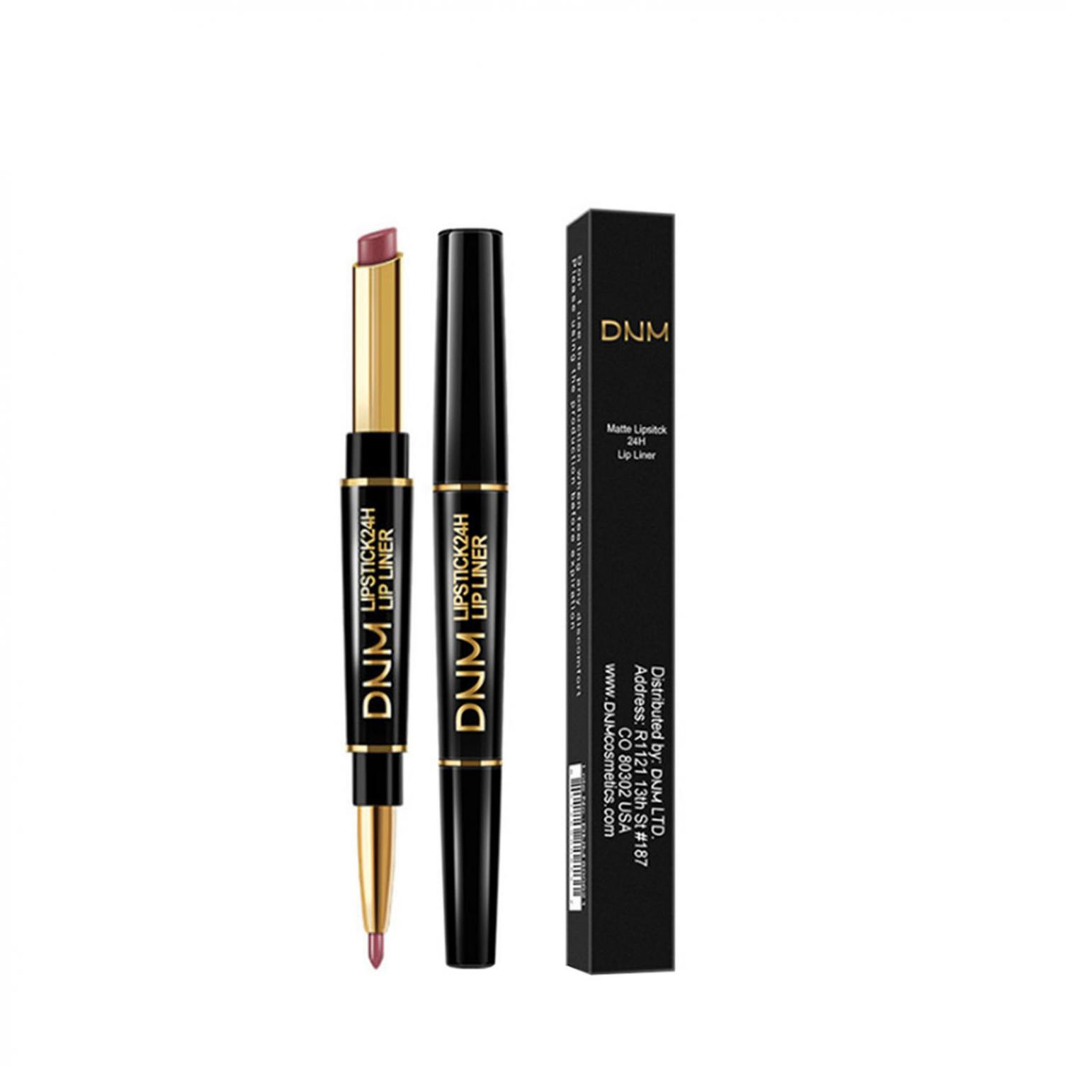 "QISIWOLE Makeup Matte Lipstick Lip Kit, Double Head Matte Lipstick