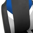thumbnail image 2 of FH Group Supreme Modernistic Flat Cloth Car Seat Cover, Universal Blue Front Set Seat Cover with Air Freshener, 2 of 3